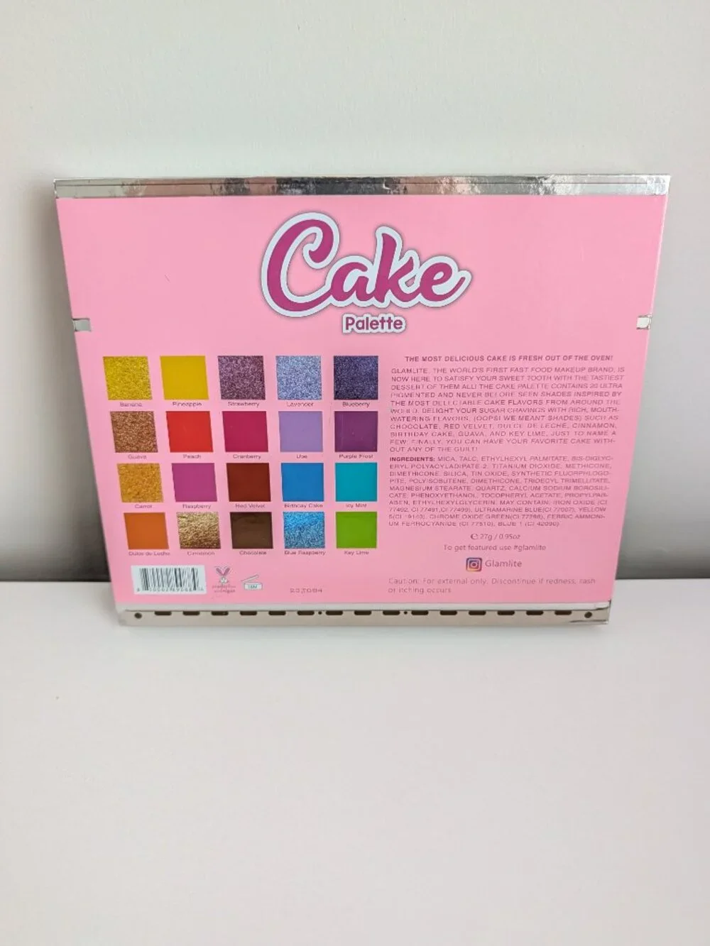 Glamlite cake palette